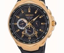 seiko coutura solar powered watch brand new