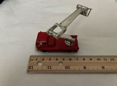 Husky. Simon Snorkell, fire tender/engine. With bucket crane.