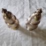 A pair of silver-plated salt shakers Image 3