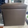 2 Seated storage box with lid one large and one small Image 2