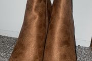 Brown Suede Ankle Boots