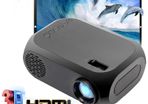 Projector 1080P Mini Interfaces Projector Support USB AV HDMI Movie Home Cinema