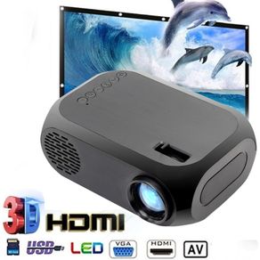Projector 1080P Mini Interfaces Projector Support USB AV HDMI Movie Home Cinema