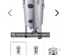 Stainless steel fermenter 30l plus drying rack