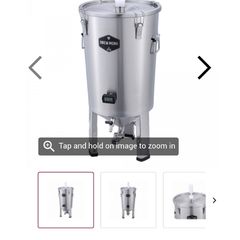 Stainless steel fermenter 30l plus drying rack