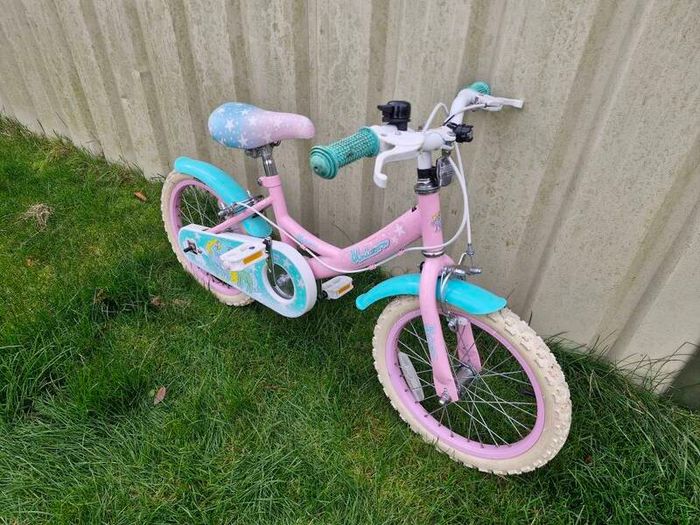 16" unicorn girls bike