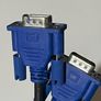 New: Blue/Black VGA to VGA Cable (15-pin, Male to Male) Image 4