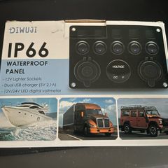 Waterproof switch panel
