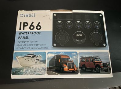 Waterproof switch panel
