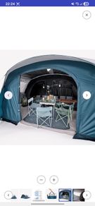 decathlon 5 person black and fresh tent