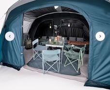 decathlon 5 person black and fresh tent