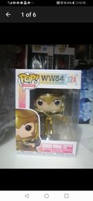 golden armour wonder woman funko pop