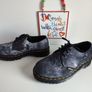 Dr Martens 1461 Bex Pleasures black grey shoes 3 eye Tie Dye Poly UK5 EU38 US7 Image 7
