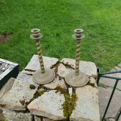 Brass candle holders