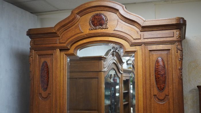 Antique French Oak Armoire