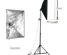 Softbox Lighting Kit - Professional Photography & Video Light