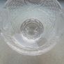 Tyrone Crystal Large bowl with intricate fan & diamond pattern Image 4