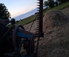 Fingerbar mower