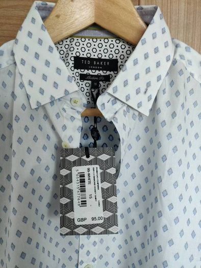 Ted Baker Chipmnk Debonair Diamond Dobby Regular Fit