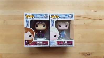 Frozen 2 - Anna 582 & Elsa 581 Funko Pops