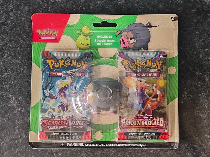 FREE Tracked Shipping. Pokemon Back to School 2023 Lechonk Eraser 2-Pack Blister