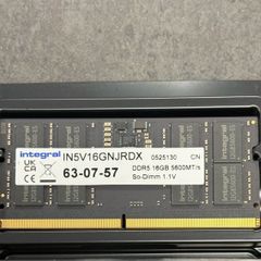 Integral 16gb Ddr5 5600mhz So-dimm Laptop Ram