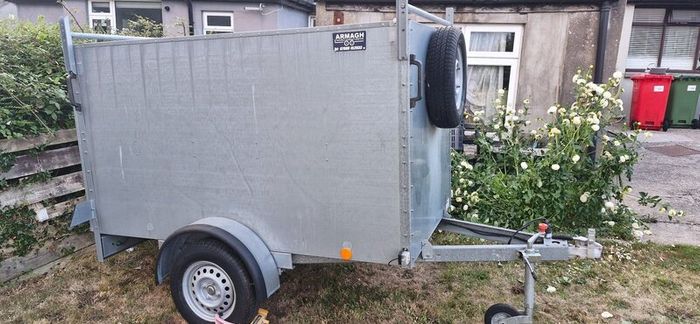 box trailer camping