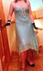 Monsoon Silk Dress, 1920s style/ Prohibition style/ peaky blinders/ flappers dress