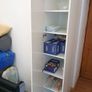 Like New: IKEA METOD High cabinet with shelves, white/Bodbyn off-white Image 2