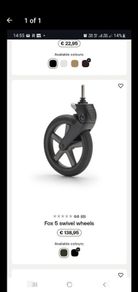 Bugaboo Fox 5 Wheels BRAND NEW