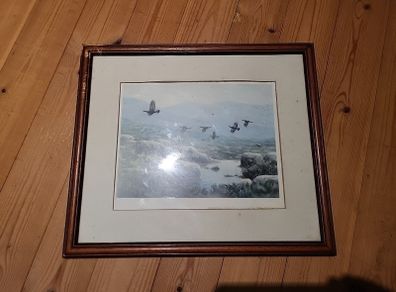 Julian Friers Grouse Wildlife Print