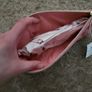 Pencil case pink flowers NEW Image 2