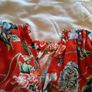 Ladies Red Floral Dress Image 4