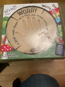 The Worry Plaque by The Irish Fairy Door Company