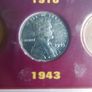 1914-1945 Word War I + World War Ii Penny Collection In Acrylic Display. Image 9