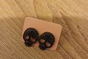 Halloween skull earrings