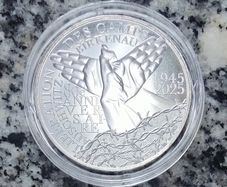 France 10 Euro Silver (.333) Brilliant Uncirculated Coin 2025 - 80th anniversary of the liberation of Auschwitz-Birkeneau camp