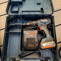 Bosch GSB 18-2-LI Plus Combi Drill + 4.0Ah Battery & Charger (Barely Used)