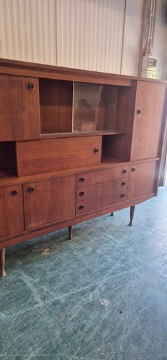 Mid Century Teak Highboard