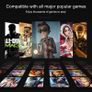 Brand New Bluetooth Game Controller Gamepad With Practical Stretch Joystick Pad, For Galaxy, Htc, Moto, Other Android Smartphones And Tablets, Smart Tv, Set-top Box, Windows Pcs Image 2