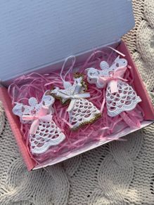 Set of 3 little crochet angels