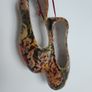 Pretty Ceramic Vintage Hanging Ballet Shoes Image 2