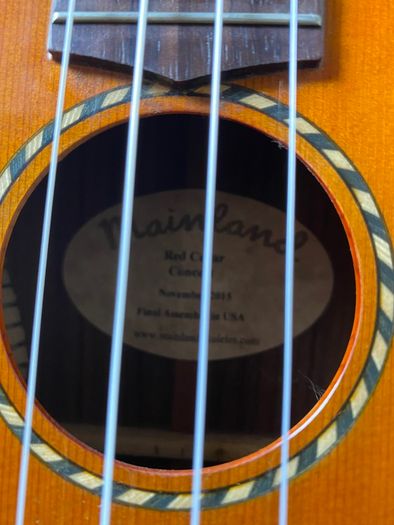 Mainland Red Cedar Concert Ukulele