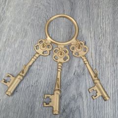 Vintage Brass Key Hooks