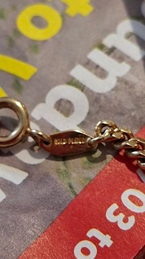 Vintage gold plated necklace