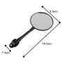 New Light Safety Adjustable Bike Bicycle Rear View Glass Mirror Reflector #1457 Image 3