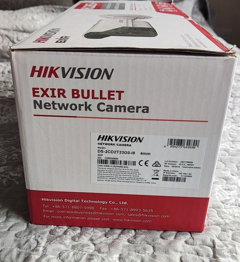 HIKVISION EXiR Bullet Network camera