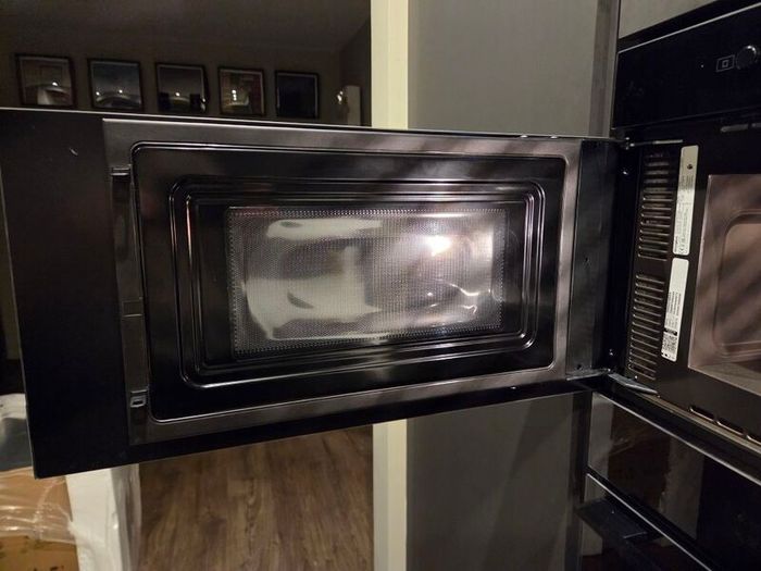 whirlpool microwave, built in