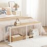 Bench for Dining Room Bench, 120 x 30 x 46.5 cm, Kitchen Bench, Dining Bench in Industrial Design, Sturdy Metal Frame, Easy to Assemble, for Kitchen, Living Room, Entrance, Bedroom Image 7