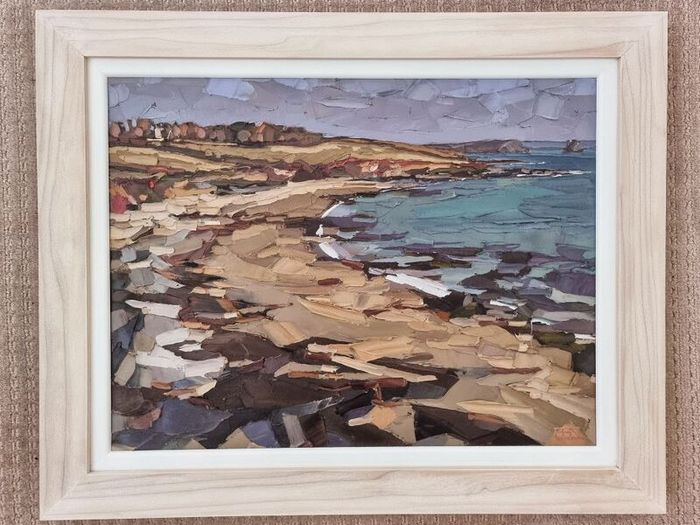 Ben Taffinder - "Towan, Early Spring" Original Oil Painting